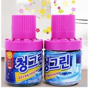 Lọ thả tẩy bồn cầu Hàn Quốc 180gr chai màu TÍM giúp Toilet sạch sẽ thơm cao cấp